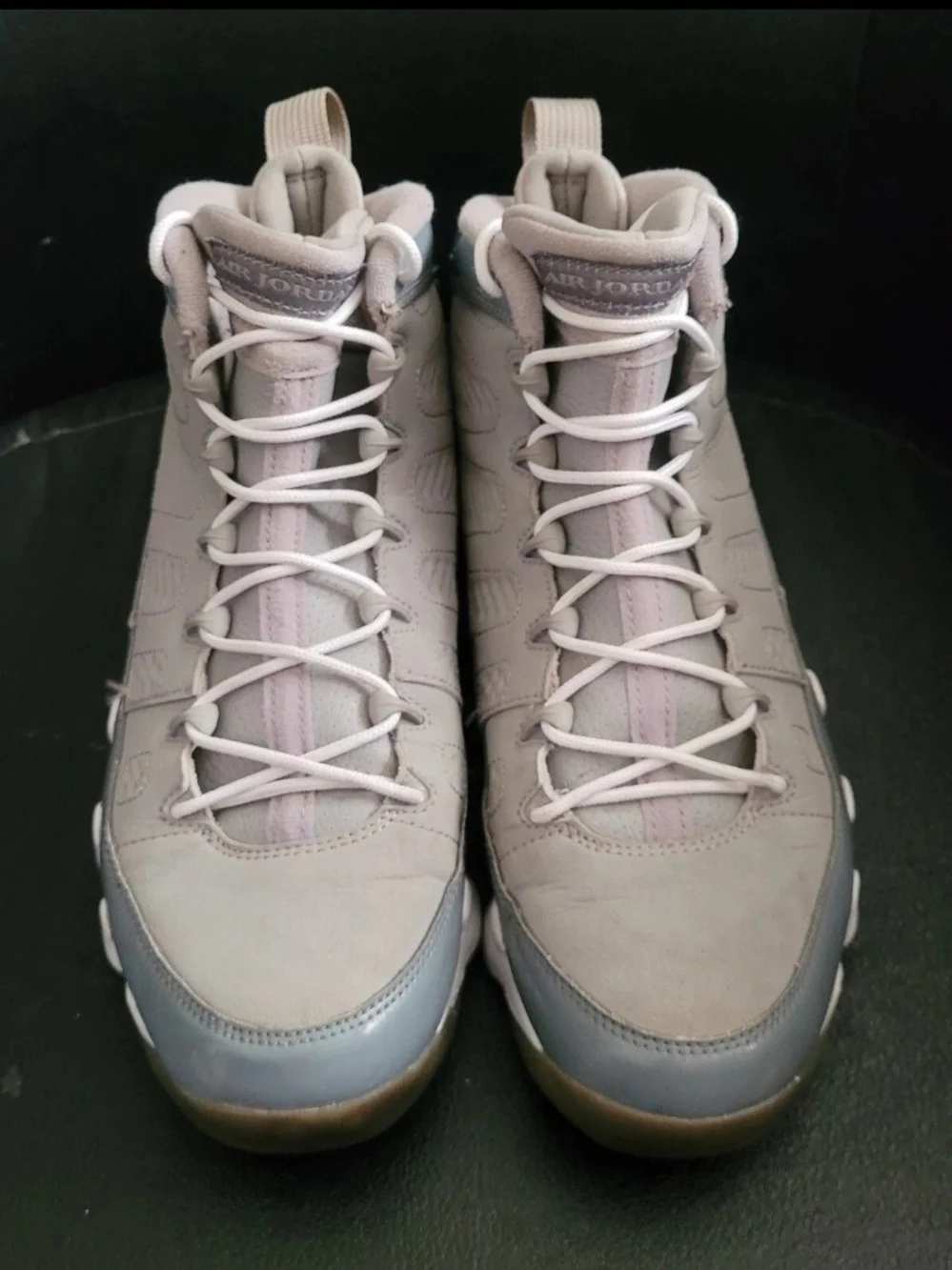 Jordan Retro 9 Cool Grey Men's Size 9.5 Grey Basketball Shoes